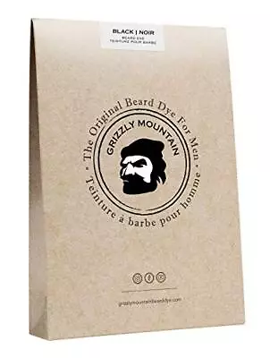 Grizzly Mountain Beard Dye Organic & Natural Black Beard Dye  Chemical Free • $28.22