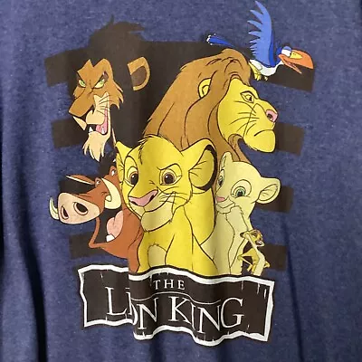 Disney The Lion King Graphic Tshirt Mens 2XL XXL Tee Simba Pumba Scar • $12.99