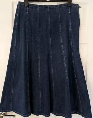 Per Una Marks And Spencer's Denim Skirt UK Women Size 14s • £1.99