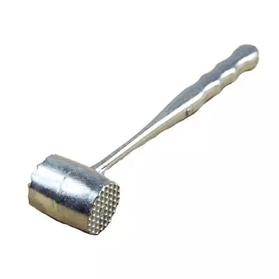 Aluminum Round Meat Hammer Mallet Tenderizer Beef Pork Chicken Tool • £9.77