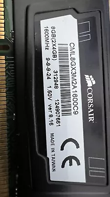 £10 • Buy Corsair Vengeance LP 8GB (2x4GB)