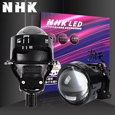 NHK Bi LED Projector Lens 3.0'' Mini Car Headlight Universal VS Xenon Retrofit • $128.99