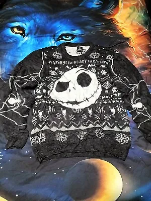 Nightmare Before Christmas Jack Skellingtom Ugly Christmas Sweater • £15