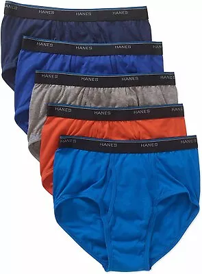 Hanes 5Pack Tagless MID RISE BRIEFS COOL DRI Men’s (2184) • $19.99