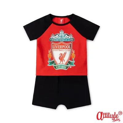 £12.99 • Buy Liverpool Baby Shorts & T Shirt Set-Kids Liverpool Official Shorts And T Shirt