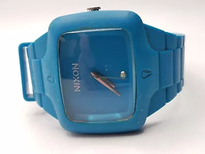 Nixon Yes It's Real 'The Rubber Player' Men's Watch 100M Water Resistant Runs • $19.28