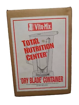 NOS Vita-Mix 64oz Dry Blade Container Whole Grains Pitcher Grinder W/Cookbook • $95