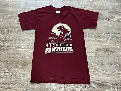 Vintage 80s Original Michigan Panthers T-Shirt Usfl Single Stitch Football 1982 • $23.99