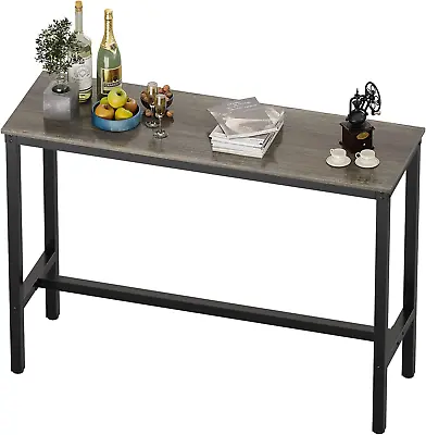 Bar Table With Solid Metal FrameCounter Height Table Kitchen Bar Table For Dini • $119.99