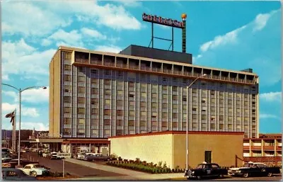 Portland Oregon Postcard SHERATON-PORTLAND HOTEL Multnomah Street C1950s Unused • $5.25