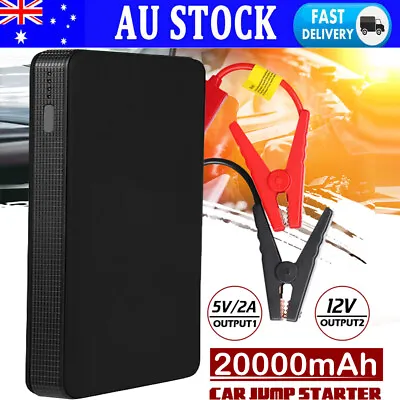 $30.89 • Buy Car Jump Starter Booster 12V 20000mAh Auto Jumper Battery USB Power Bank Charger
