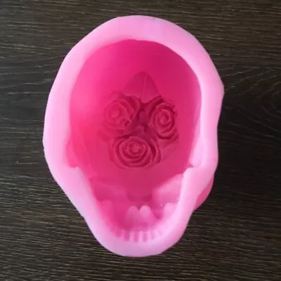 Plaster UV Crystal Epoxy Resin Mold Handmade Human For Head Skeleton M • $23.84