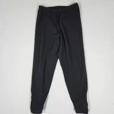 Eddie Bauer Sweatpants Mens Medium Black  EBTEK Fleece Base Layer Joggers Pants • $10.32