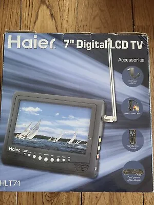 Haier HLT71 7  720p HD LCD Rechargeable Television Open Box  Ships Free!  • $99.99