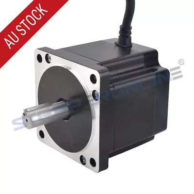 Nema 34 Stepper Motor 4.8Nm 6A 4 Wires 14mm Key-way Shaft CNC Mill Lathe Router • $64.99