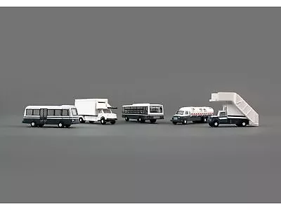 Airport Service Vehicles Set Of 5 Pieces  Gemini 200  Series Diecast Models By  • $44.62