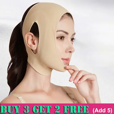 $7.65 • Buy Reusable V Line Mask Facial Slimming Strap Double Chin Reducer Chin Lifting BeFC