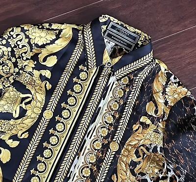 Incredible Versace Baroque Tribute Silk Shirt - Must Have! • $549.99