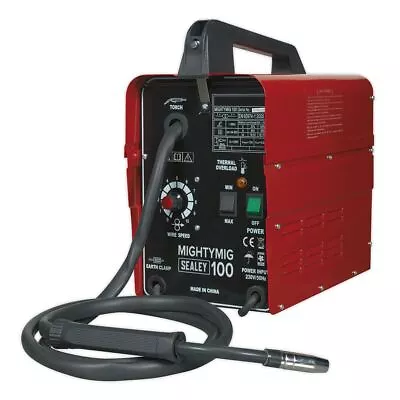 Sealey MIGHTYMIG100  No Gas Gasless Mighty Mig Welder & Flux Wire Tip 100Amp • £139.99