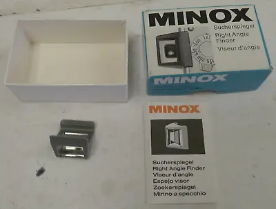 Minox Model A B C Right Angle Finder Mirror With Original Box & Manual - HTF • $44.77