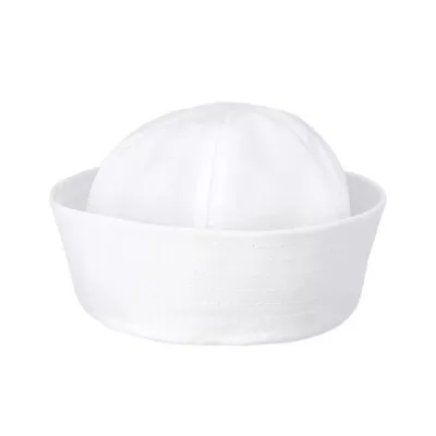 New Cute White Doughboy Navy SAILOR Fishing Marine Popeye Costume Hat Cap New • £6.23