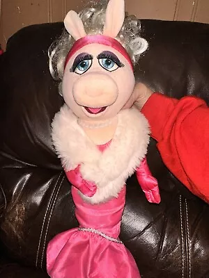 Disney Muppets Miss Piggy Plush 19 Inch Doll In Pink Dress • $9.98