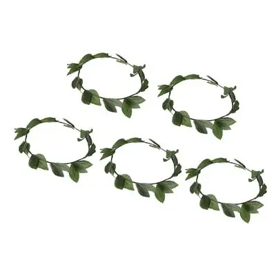 £11.53 • Buy 5pack Fashion Green Wreath Headpiece Toga Dress Up   Accessories