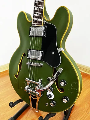 Custom Jazz Electric Guitar 335 Semi-hollow 6 Strings 22 Frets Ln Stock- • $320