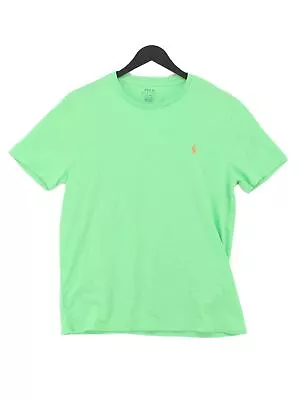 Ralph Lauren Men's T-Shirt M Green 100% Other Basic • £11.40