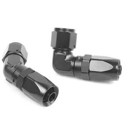 $10.52 • Buy AN4/AN6/AN8/AN10/AN12 Forged Swivel Hose End 45/90 Degree Alloy Adapter Fitting