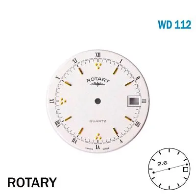 Vintage Original Swiss Watch Dial ROTARY #WD112# • $18.37