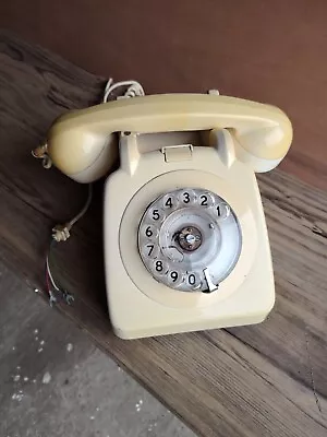 Vintage Cream GPO 706L Dial/Rotary 60s Phone Ser65/2A • £4.99