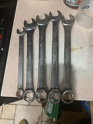 Lot Of 5 Vintage Husky Large Metric +15/16 Wrenches • $39.99