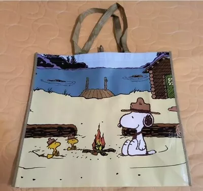 Peanuts Extra Large Reusable Snoopy Tote Bag NWT • $10.25