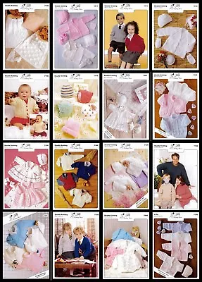 Teddy Double Knit & 4 Ply Genuine Knitting Patterns - Childrens Adults Etc • £3.09