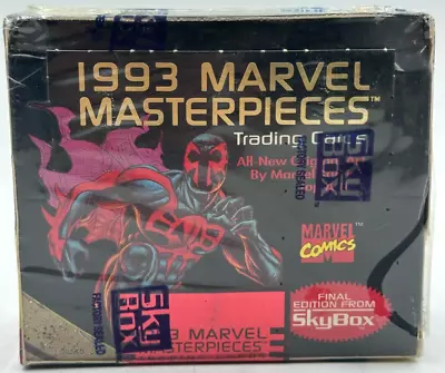 AUCTION #17 1993 Skybox Marvel Masterpieces Hobby Box Sealed /350000 • $6.50