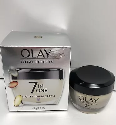 Olay Total Effects Anti-Aging Night Firming Cream 7 Skin Benefits In One  1.7oz • $17.98