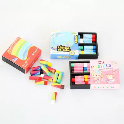 Dollhouse Miniatures 1:12 Scale Accessory Crayon Set Draw Painter Artist Easel • $5.89