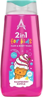 Astonish 2-in-1 Hair And Bodywash For Kids Raspberry Ripple 400ML • £4.68