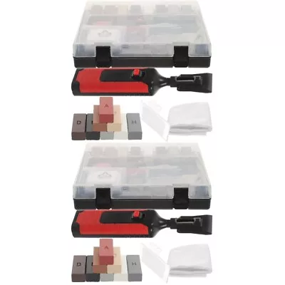  2 Sets Porcelain Sink Repair Floor Tile Kit Scratch Tool Hardwood Ceramics • £37.07