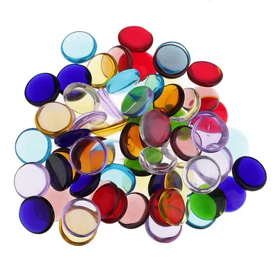 £5.71 • Buy 100g Assorted Color Round Vitreous Glass Mosaic Tiles For Art DIY Craft