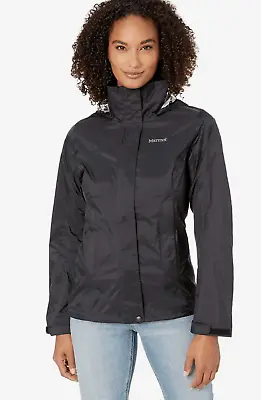 Marmot NWT PreCip Eco Jacket Rain Wind Full Zip Packable Outdoor L • £83.61