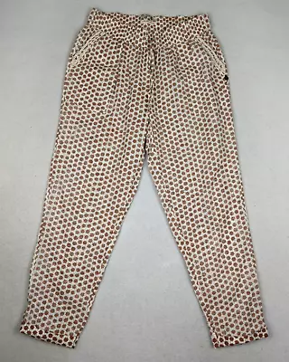 Maison Scotch - Sahara Social - Women's Brown Print Boho Bohemian Pants - Size 2 • $15.19