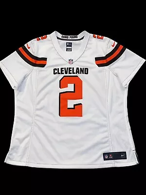 CLEVELAND BROWNS Johnny Manziel Nike Women’s 2XL On Field Jersey • $32.99