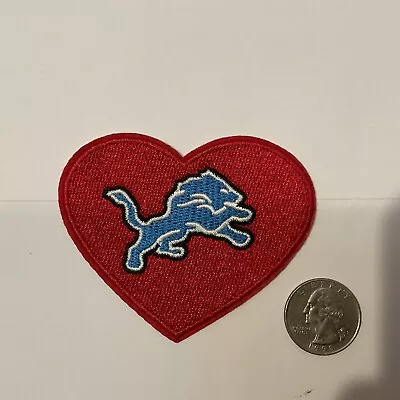 Detroit Lions Vintage Iron -on Embroidered  Patch  3” X 2.5” NFL • $5.99