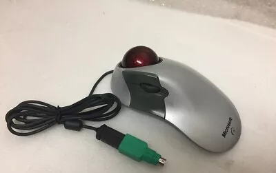 Microsoft Trackball Explorer 1.0 PS2/USB Compatible Mouse Good Working Condition • $89