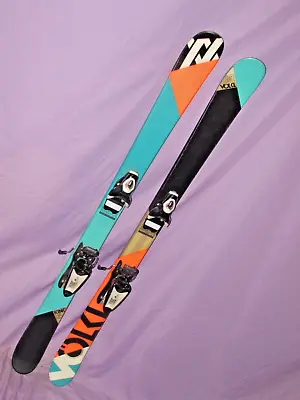 $144 • Buy Volkl KINK Jr Twin Tip Freestyle Kid's Skis 128cm With AXIUM Jr Youth Bindings ~