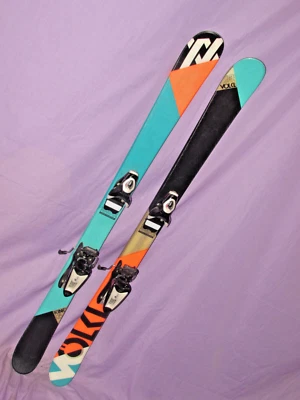 $144 • Buy Volkl KINK Jr Twin Tip Freestyle Kid's Skis 128cm With AXIUM Jr Youth Bindings ~