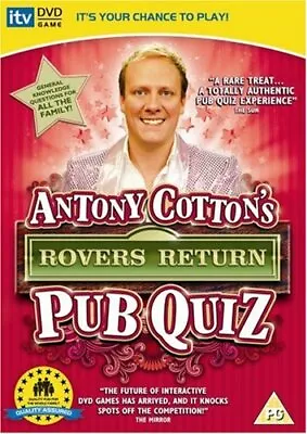 Antony Cotton's Rovers Return Pub Quiz Interactive DVD TV Shows (2007) • £1.94