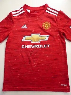 Kobbie Mainoo Signed Manchester United Shirt - Football Autograph MUFC • $87.02